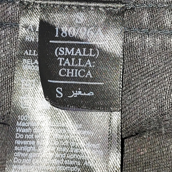 All saints black demin jacket - Picture 9 of 15